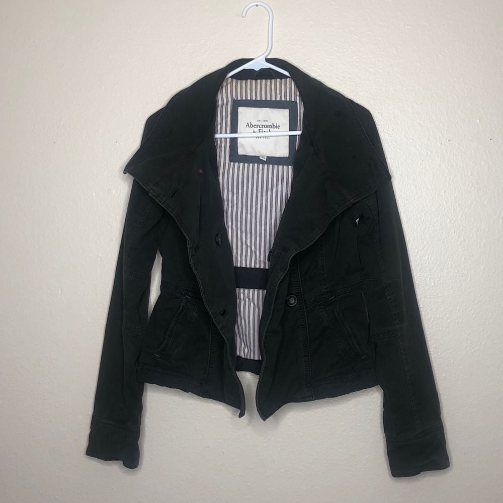 Abercrombie & Fitch Dark Green Jacket XS